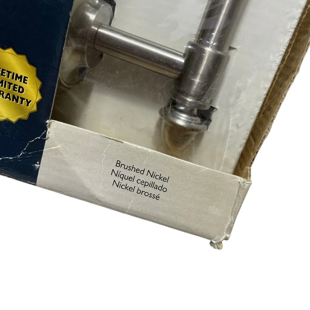 Moen Stockton Pivoting Paper Holder NEW in Box Brushed Nickel